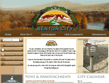 Tablet Screenshot of ci.benton-city.wa.us